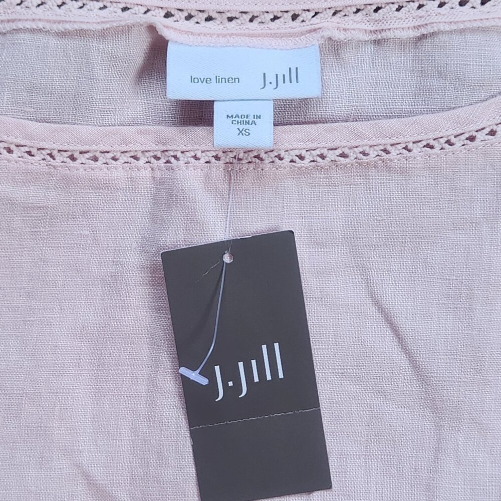 NWT Linen Dress Pink J. Jill - Picture 2 of 5